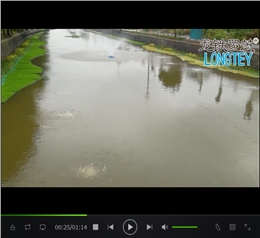 【視頻】魯氏沉水風(fēng)機應(yīng)用在37米河道中的曝氣實況